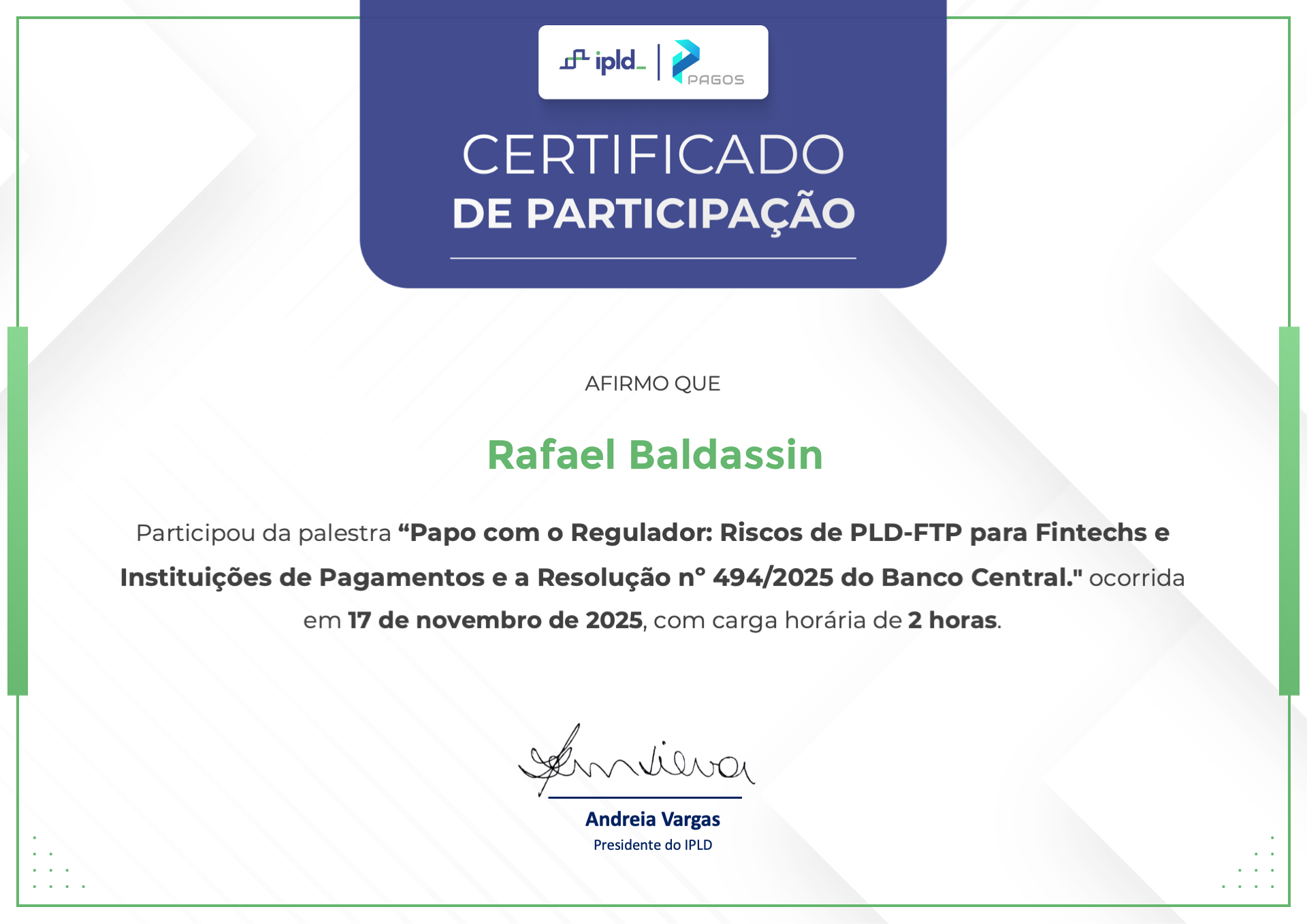 Certificado